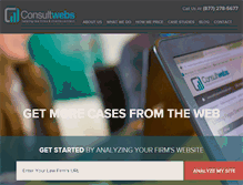Tablet Screenshot of consultwebs.com